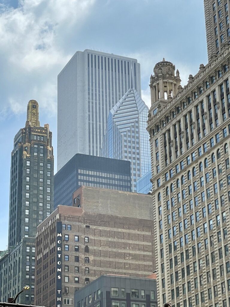 Chicago Architecture In The Shining Sun