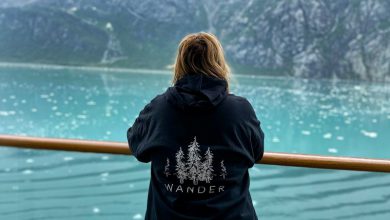 I never thought I would ever travel on a cruise ship, but here's how it compares to my typical road trip adventures. Hint: Glacier Bay National Park in Alaska has some pretty breathtaking views. #WhereGalsWander #HollandAmerica #HollandAmerica150 #hosted #cruise #alaska