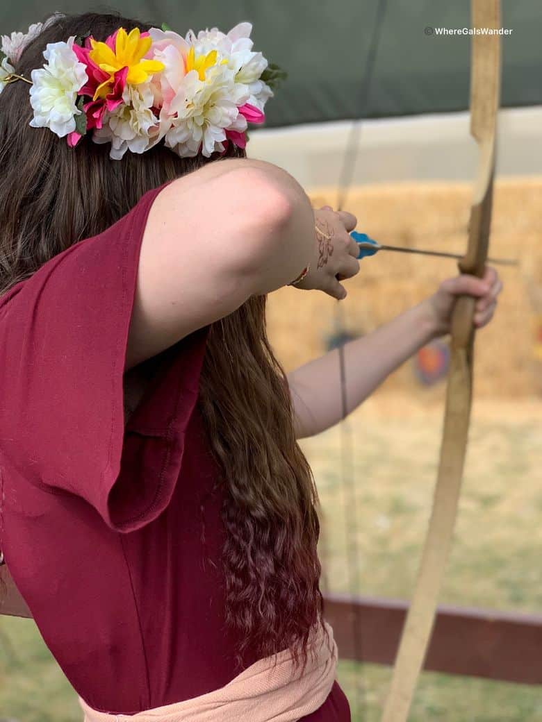 Archery at the Renaissance Pleasure Faire