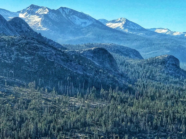 The warm coffee mixed with the fresh mountain air